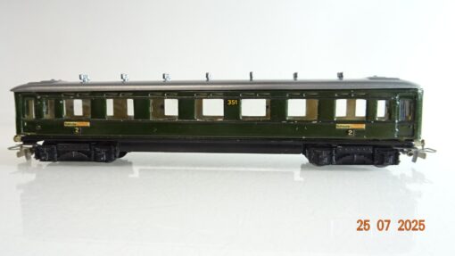 Märklin H0 351 Personenwagen 2. Kl. Blech PR9254 o. – Bild 3