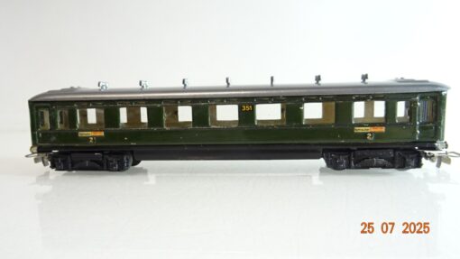 Märklin H0 351 Personenwagen 2. Kl. Blech PR9254 o.