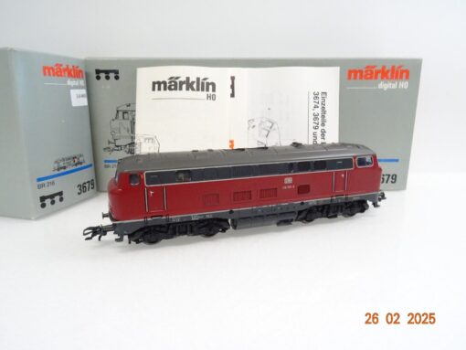 Märklin H0 3679 Diesellok BR 216 005-9 der DB Digital in OVP LE9010
