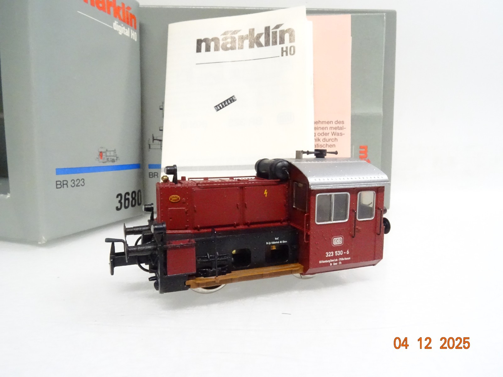 Märklin H0 3680 Diesellok BR 323 530-6 der DB in OVP JL4854