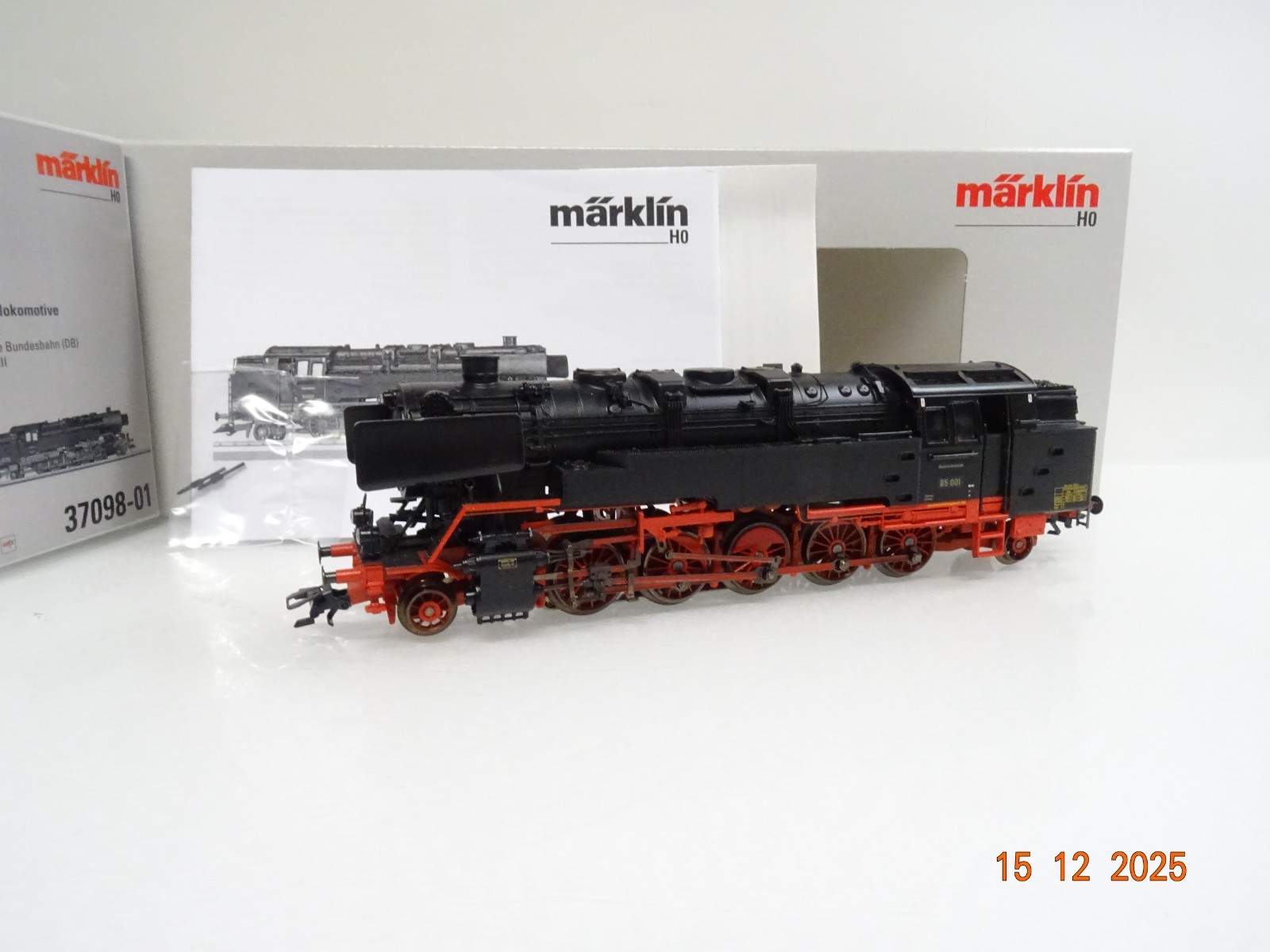 Märklin H0 37098-01 Dampflok BR 85 001 der DB Mfx Sound in OVP JL5101