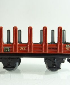 Märklin H0 372 Rungenwagen mit Bremserhaus Blech PR7485 o.