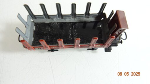 Märklin H0 372 Rungenwagen mit Bremserhaus Blech PR7485 o. – Bild 4