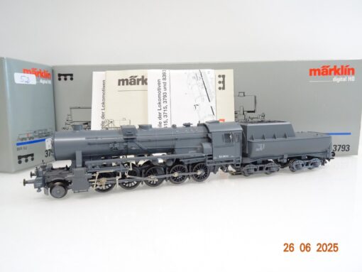 Märklin H0 3793 Dampflok BR 52 3604 grau der DRG Digital in OVP JL1065