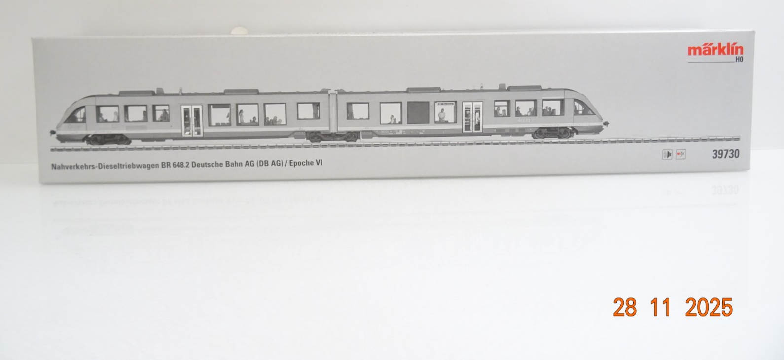 Märklin H0 39730 Dieseltriebwagen BR 648.2 der DB AG Mfx Sound in OVP JL4746 – Bild 3