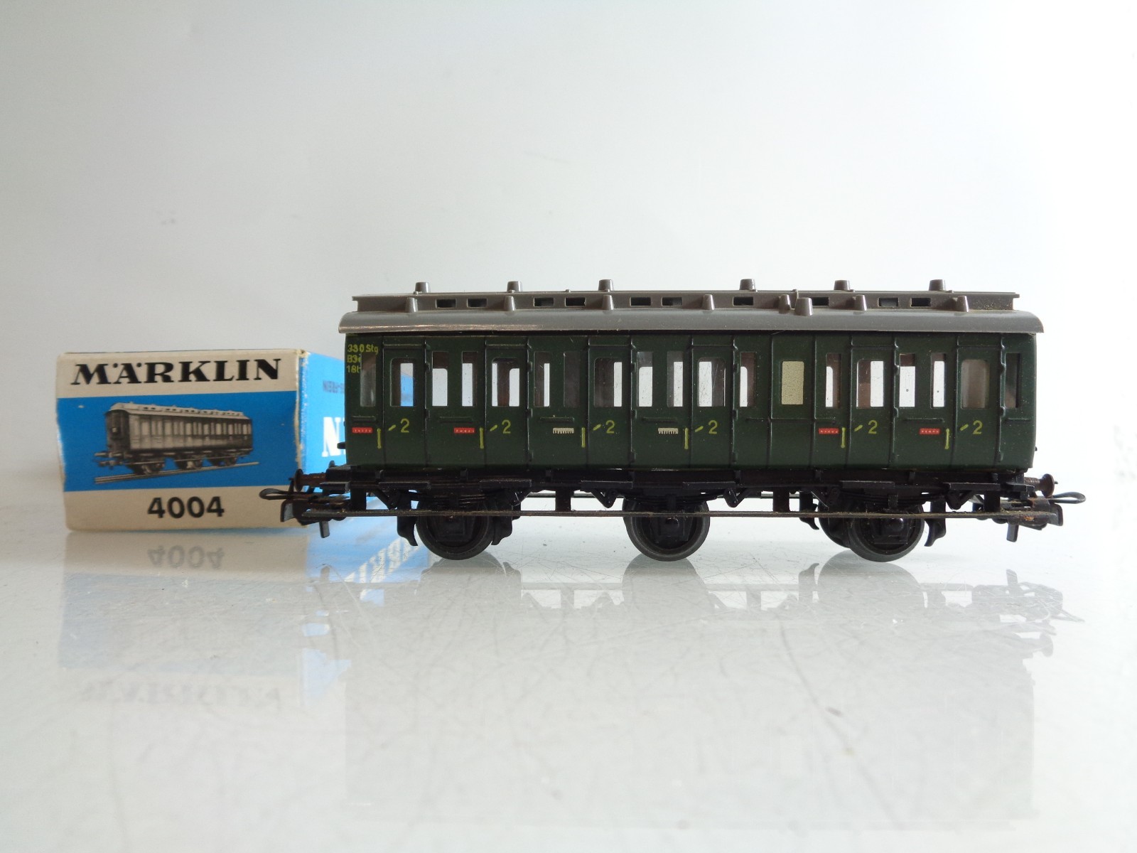 Märklin H0 4004 Abteilwagen 2.Kl. in OVP BH855