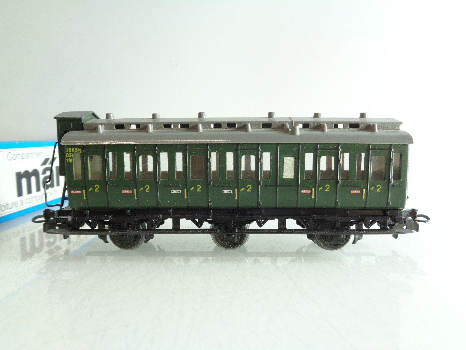 Märklin H0 4005 Abteilwagen 2. Kl. mit Bremserhaus in OVP BH872 – Bild 3