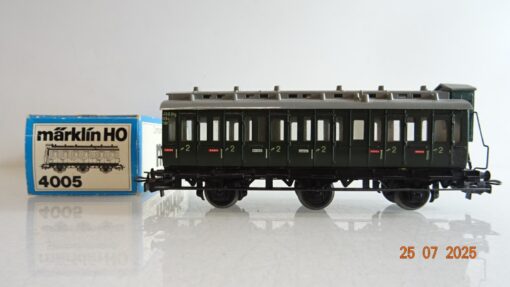 Märklin H0 4005 Abteilwagen 2.Kl. mit Bremserhaus in OVP PR9251