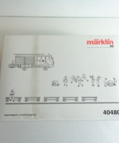 Märklin H0 40480 Ergänzungsset Tunnelrettungszug Leerverpackung s. Foto PK1967