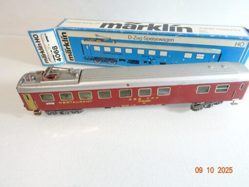 Märklin H0 4068 Speisewagen Restaurant der SBB Blech in OVP RR3856 – Bild 4