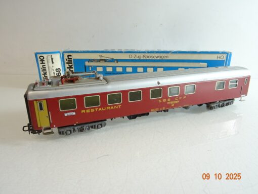 Märklin H0 4068 Speisewagen Restaurant der SBB Blech in OVP RR3856