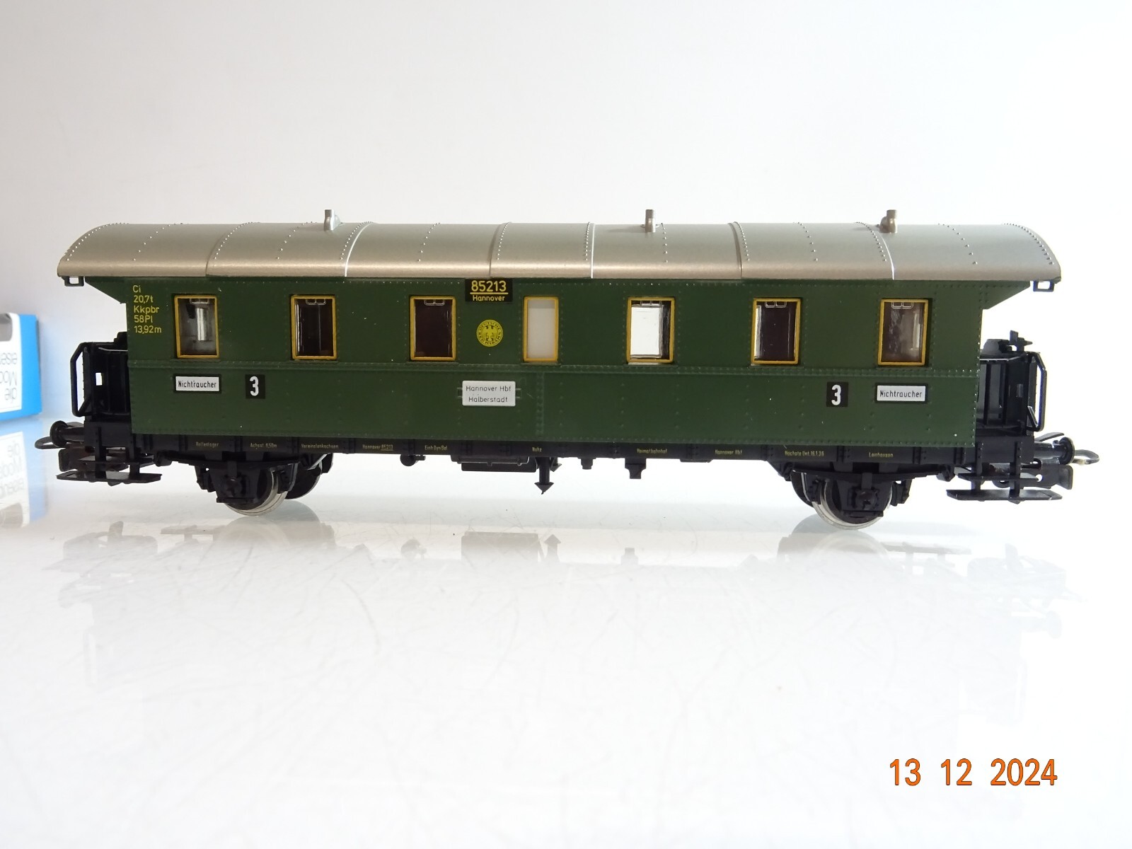 Märklin H0 4101 Personenwagen 3. Kl. der DRG in OVP PR4809 – Bild 3