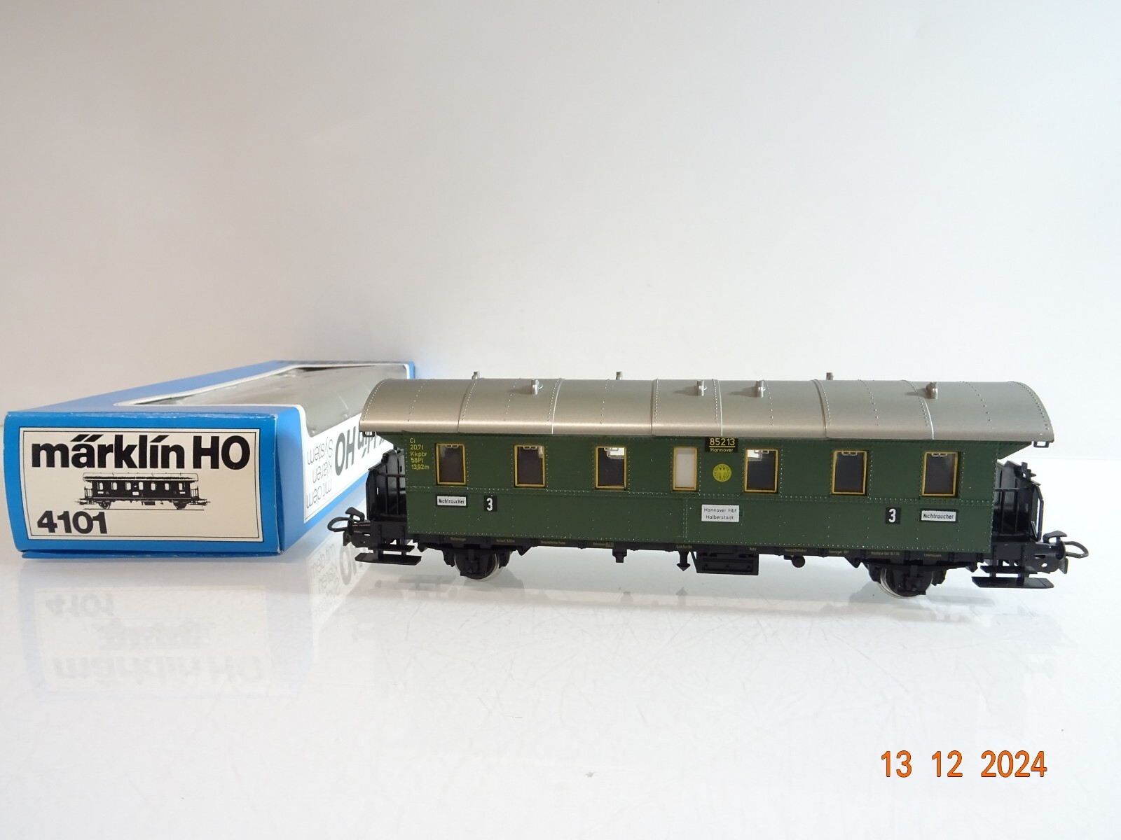 Märklin H0 4101 Personenwagen 3. Kl. der DRG in OVP PR4809