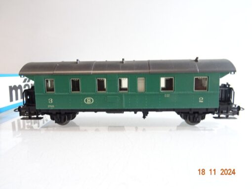 Märklin H0 4113 Personenwagen 2./3.Kl. der B  in OVP PR3959 – Bild 3