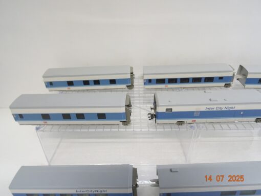 Märklin H0 41771 + 41772 Wagenset 9tlg. Talgo Hotelzug InterCityNight JL1490 o. – Bild 7