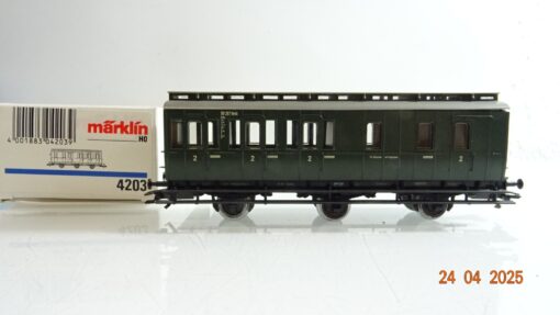 Märklin H0 4203 Abteilwagen 2.Kl. Abteil für Traglasten in OVP PR7254