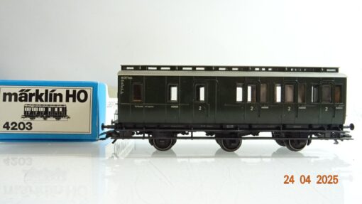 Märklin H0 4203 Abteilwagen 2.Kl. Abteil für Traglasten in OVP PR7256