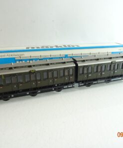 Märklin H0 4208 Doppel-Abteilwagen 2. Klasse der K.P.E.V. in OVP RR3857