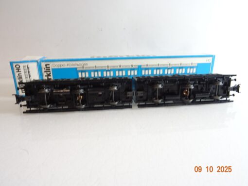 Märklin H0 4208 Doppel-Abteilwagen 2. Klasse der K.P.E.V. in OVP RR3857 – Bild 4