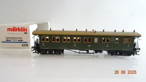 Märklin H0 4210 Personenwagen 2./3.Kl. Württemberg in OVP PR8748
