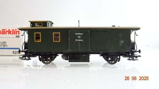 Märklin H0 4212 Gepäckwagen Württemberg in OVP PR8760 – Bild 3