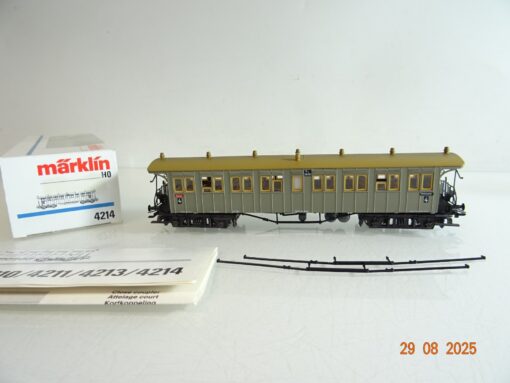 Märklin H0 4214 Personenwagen 4.Kl. Württemberg in OVP PR9974