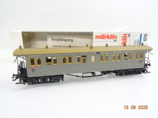 Märklin H0 4214 Personenwagen 4.Klasse der K.W.St.E in OVP RR3042 – Bild 3
