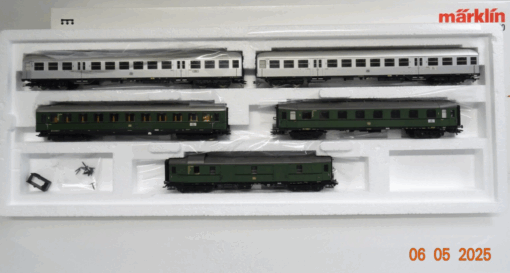 Märklin H0 42269 Eilzug-Wagenset 5tlg. der DB in OVP JL437