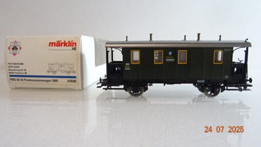 Märklin H0 43038 Postmuseumswagen 1999 der K.Bay.Sts.B.  in OVP PR9210