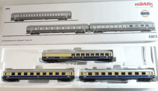 Märklin H0 43873 Schnellzugwagen-Set 2 Rheingold der DB in OVP PR9667