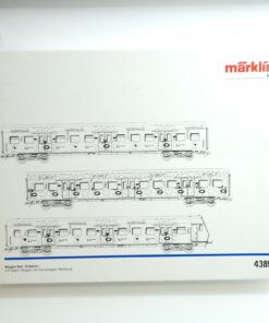 Märklin H0 4389 Wagen-Set S-Bahn mit Ganzwagen Werbung in OVP RG334