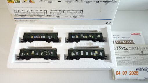 Märklin H0 4392 Wagen-Set 40 Jahre Baden-Württemberg der DB in OVP PR8849