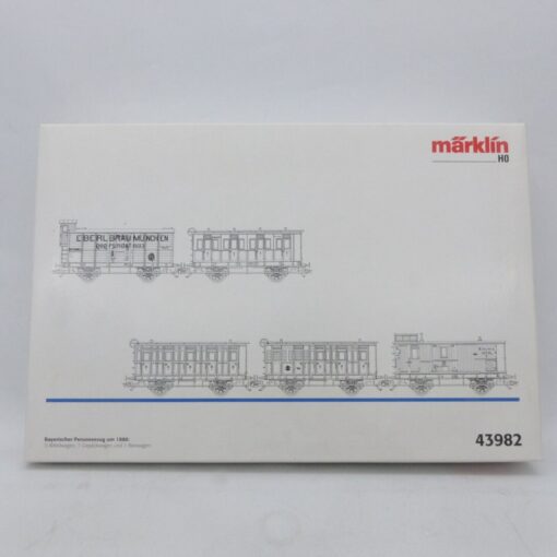 Märklin H0 43982 Original-Verpackung mit Bedienungsanleitung EX5446