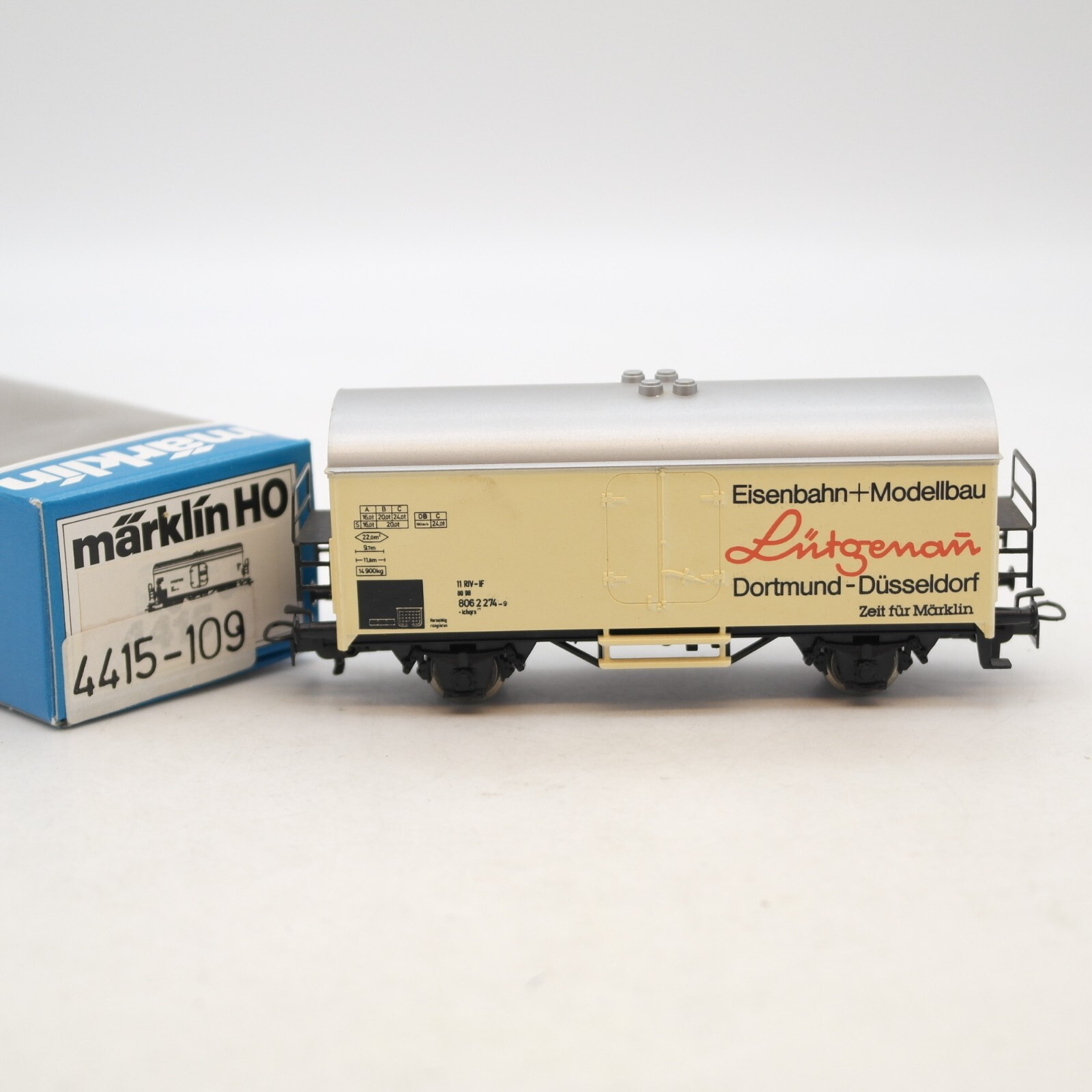 Märklin H0 4415 Werbewagen Lütgenau in OVP RF3271
