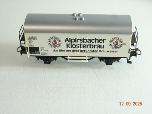 Märklin H0 4421 Kühlwagen Alpirsbacher Klosterbräu der DB Gleichstrom in OVP HS8 – Bild 4