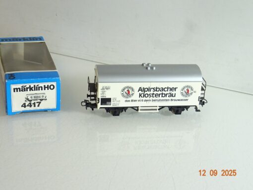 Märklin H0 4421 Kühlwagen Alpirsbacher Klosterbräu der DB Gleichstrom in OVP HS8