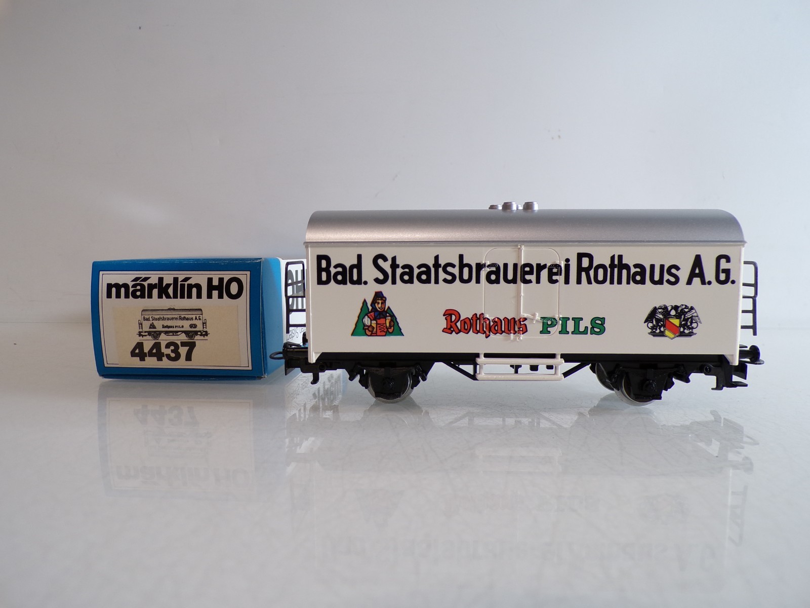 Märklin H0 4437 Kühlwagen Bad. Staatsbrauerei Rothaus A.G. in OVP BH1599