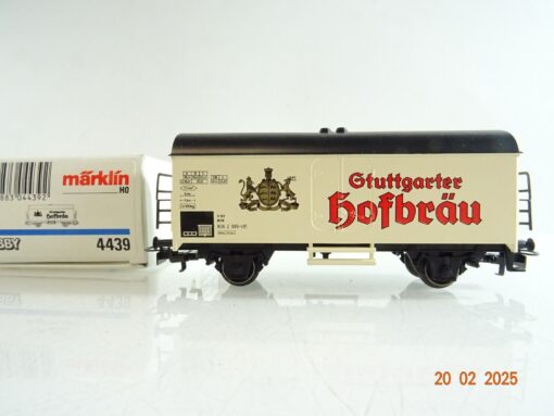 Märklin H0 4439 Kühlwagen Stuttgarter Hofbräu der DB in OVP PR6101