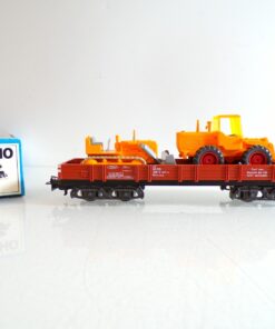 Märklin H0 4474 Niederbordwagen mit 2 Baumaschinen der DB in OVP BH1429