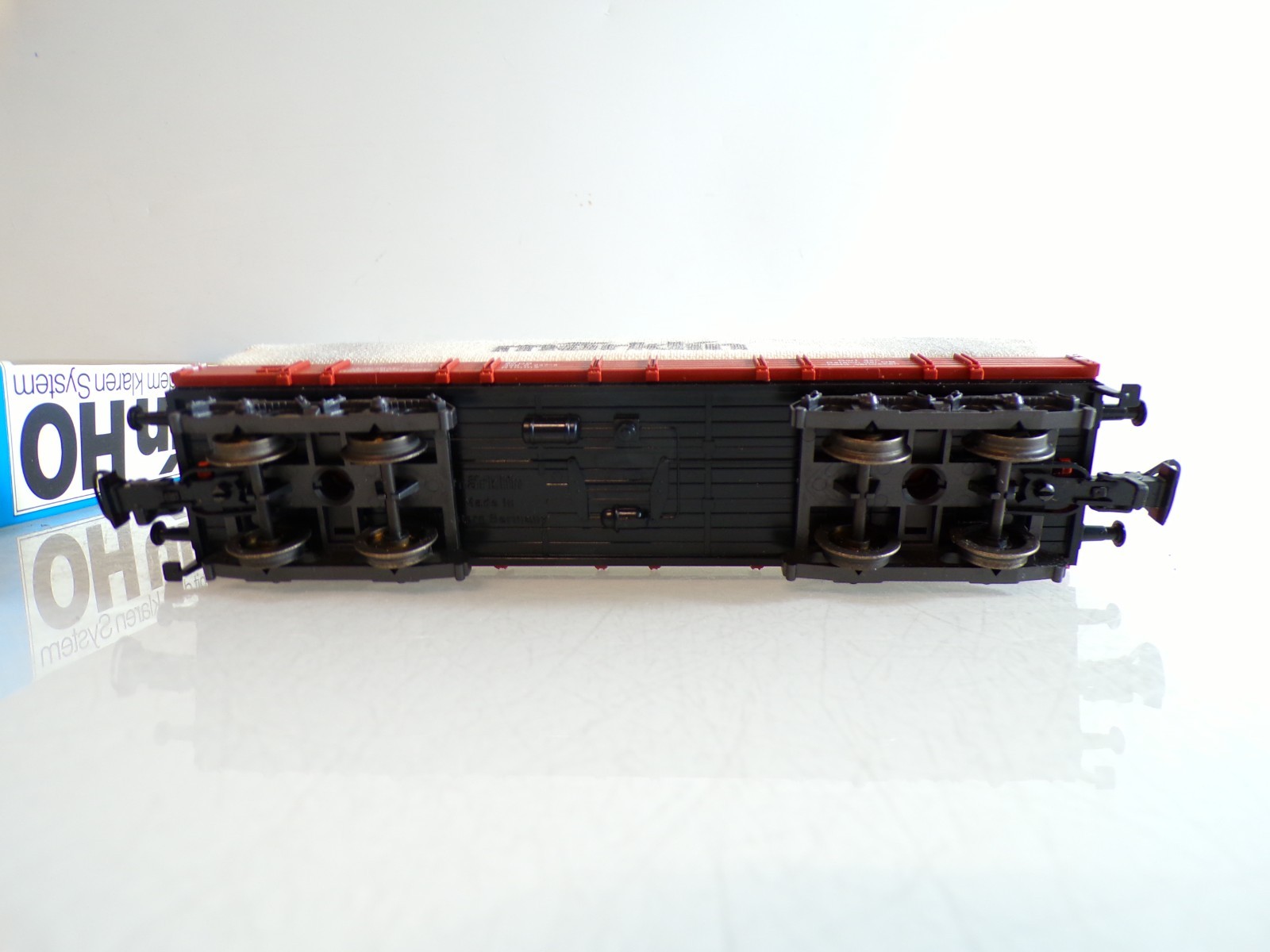 Märklin H0 4475 Niederbordwagen mit Plane der DB in OVP BH1153 – Bild 3