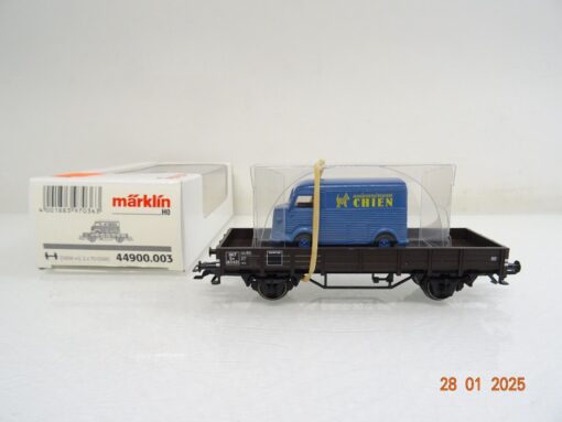 Märklin H0 44900.003 Niederbordwagen mit Lieferwagen der SNCF in OVP PR5544