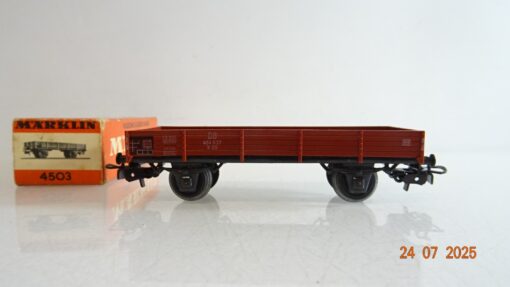 Märklin H0 4503 Niederbordwagen der DB in OVP PR9213 – Bild 3