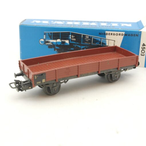 Märklin H0 4503 Niederbordwagen der DB in OVP QR1074 – Bild 3