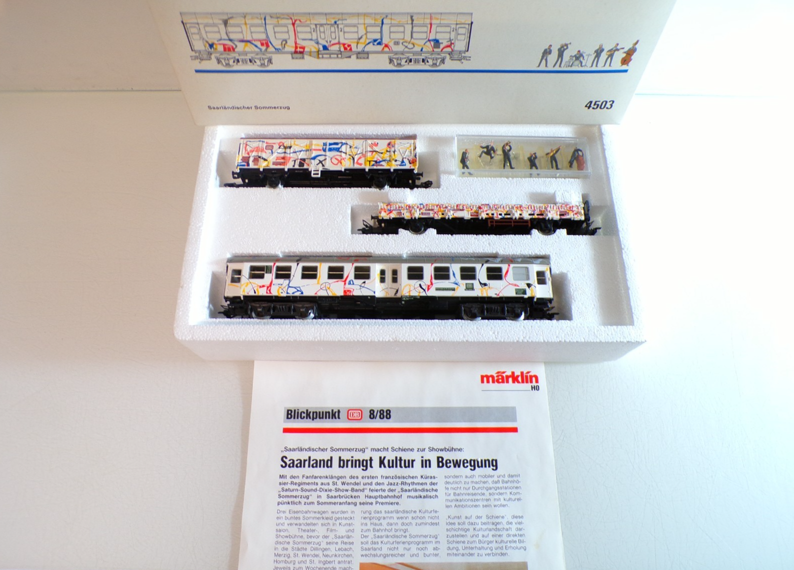 Märklin H0 4503 Saarländischer Sommerzug 3 tlg. in OVP BH1399 – Bild 3