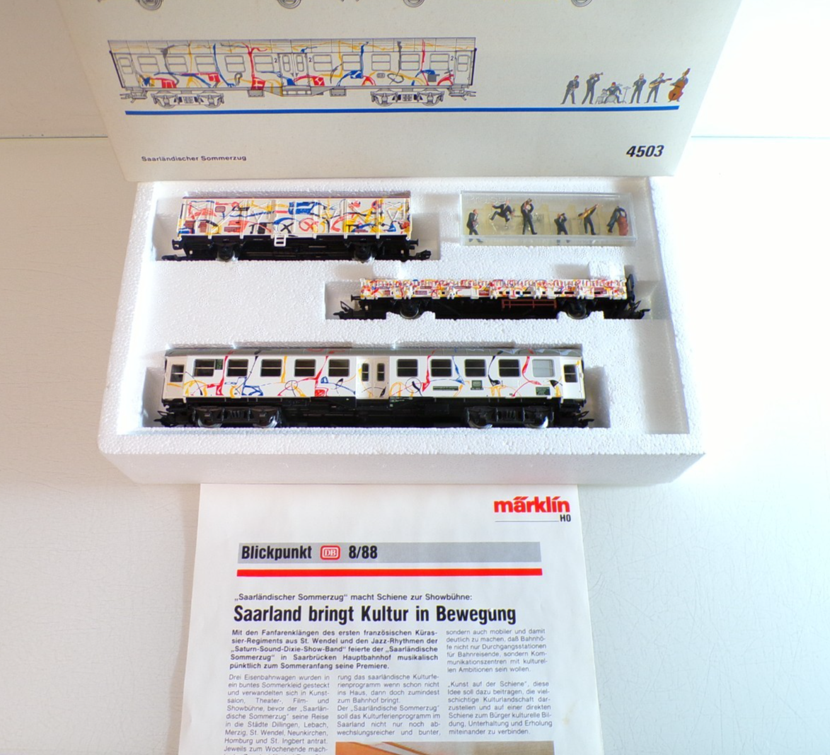 Märklin H0 4503 Saarländischer Sommerzug 3 tlg. in OVP BH1399