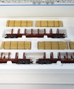 Märklin H0 4516 Wagen-Set Holztransport 3 Rungenwagen Snps 719 DB in OVP PR8842