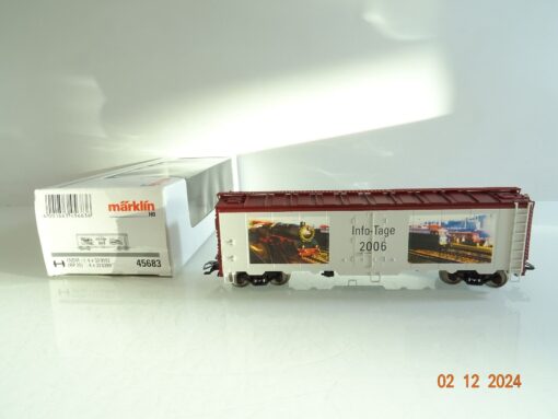 Märklin H0 45683 Info-Tage 2006 US gedeckter Güterwagen in OVP PR4410