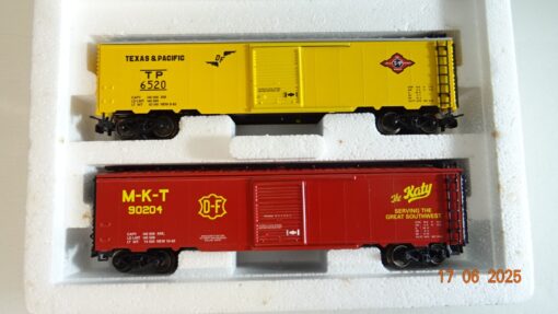 Märklin H0 4579 Wagen-Set Texas gedeckte Güterwagen 2 tlg. in OVP PR8443 – Bild 3
