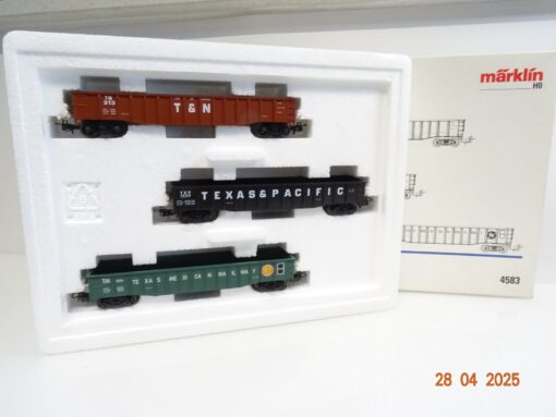 Märklin H0 4583 US Wagen-Set 3tlg. Texas in OVP JL330