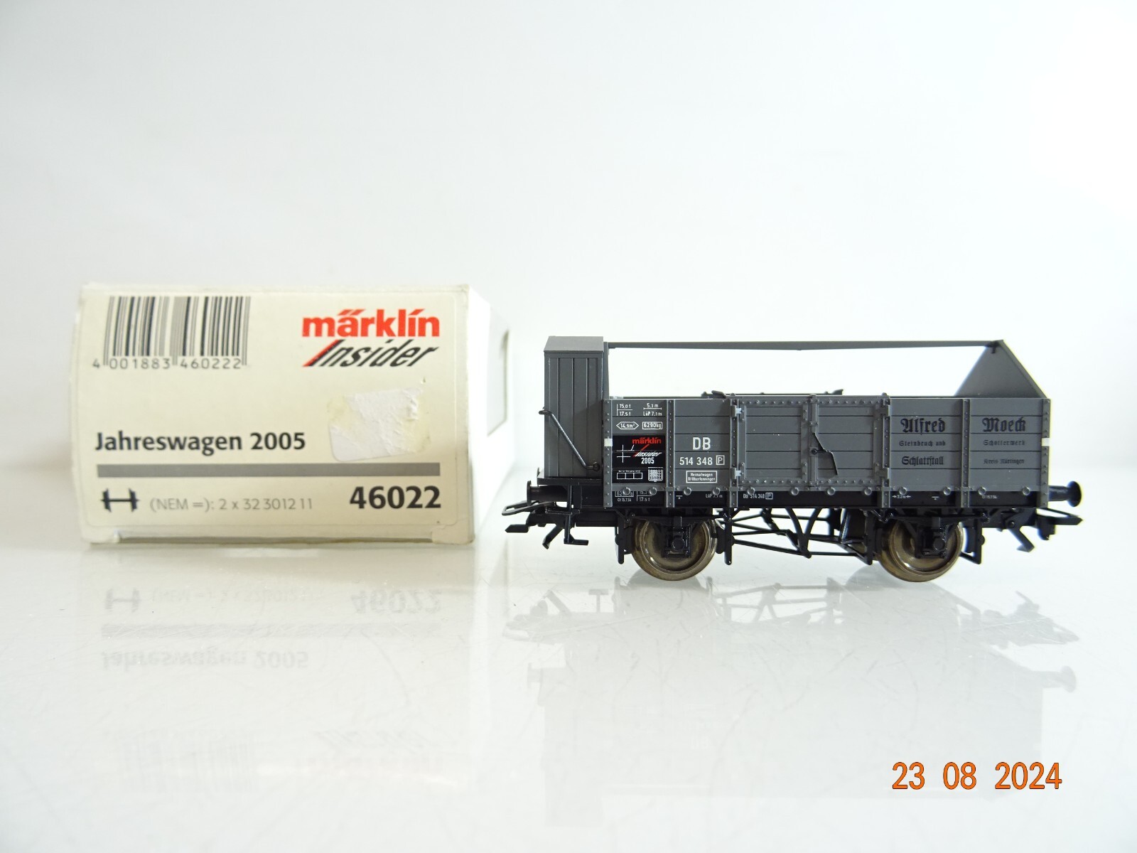 Märklin H0 46022 Hochbordwagen der DB Jahreswagen 2005 in OVP PR2178 – Bild 3